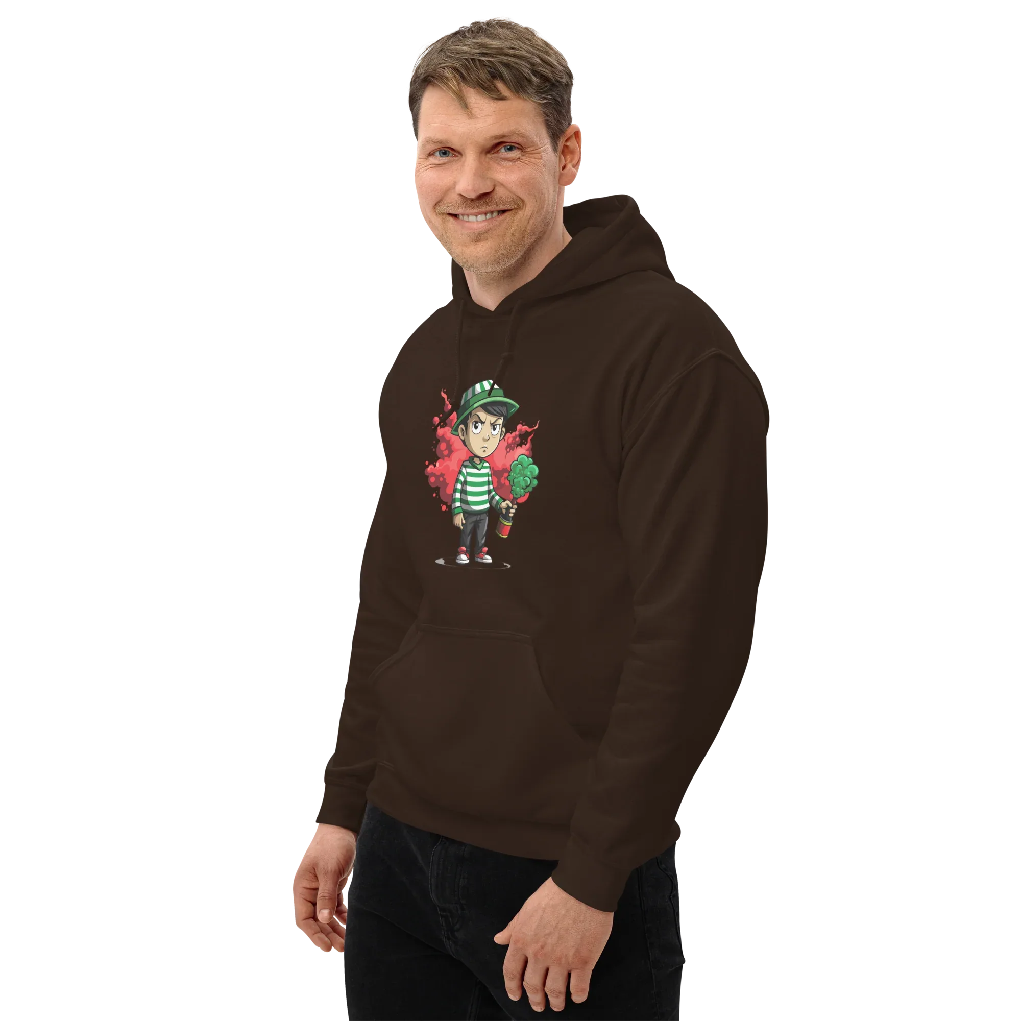 STREET FLARE men’s hoodie - Black / S - Printoo Shop - 4169729_5530