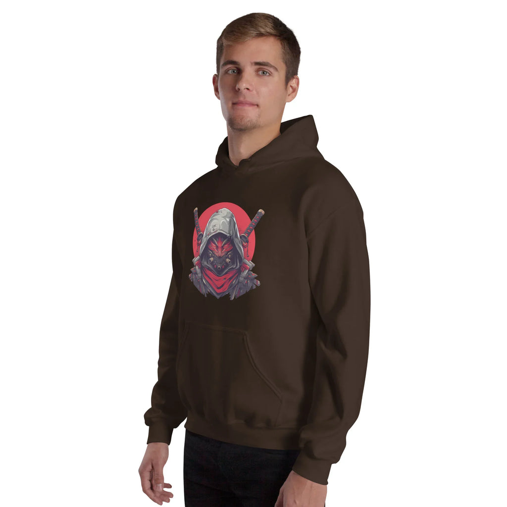 CYBER SHOGUN men’s hoodie - Black / S - Printoo Shop - 6796724_5530