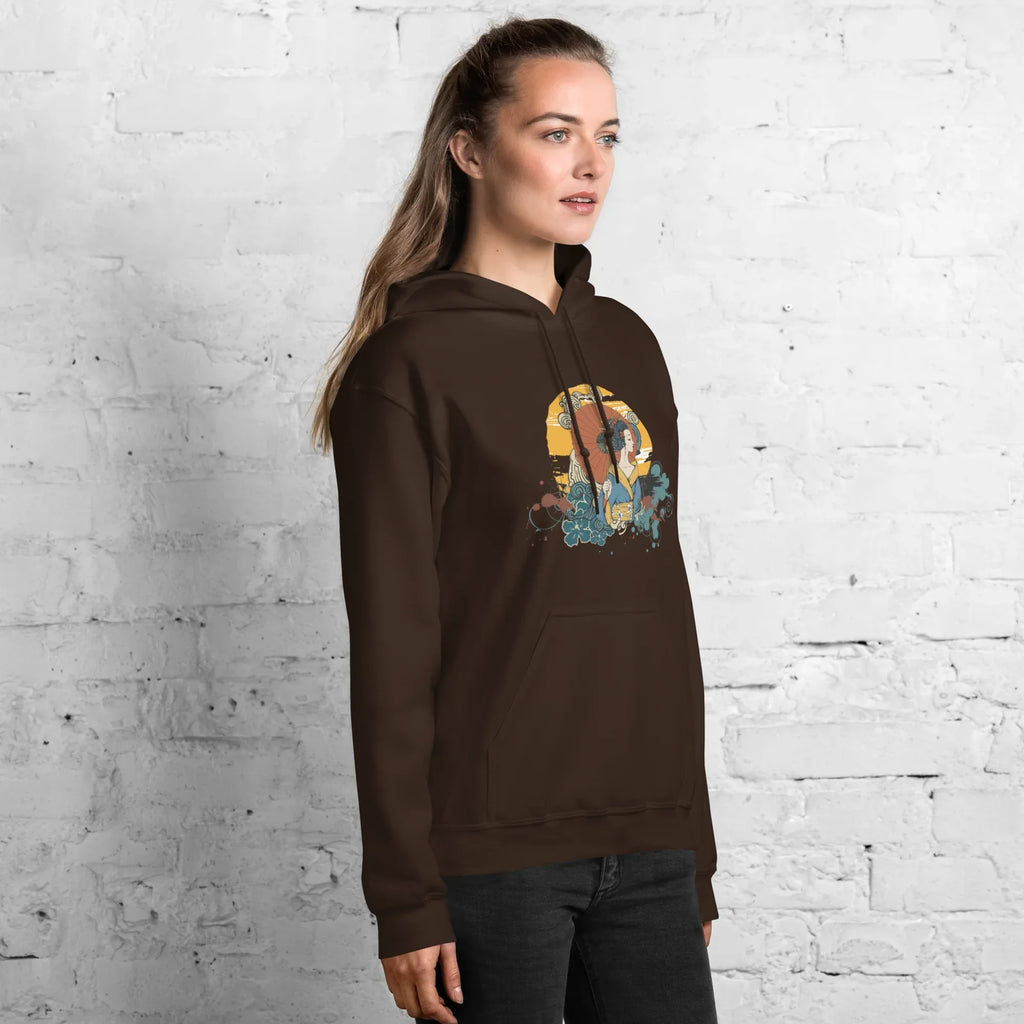 BEAUTY IN BLOOM women’s hoodie - Black / S - Printoo Shop - 7184418_5530