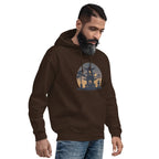 ZEN PAGODA NIGHT men’s hoodie - Dark Chocolate / S - Printoo Shop - 6834073_5554