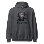 STAY WILD men’s hoodie - Red / S - Printoo Shop - 2388284_5538