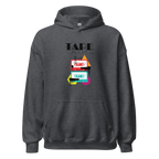 RETRO VIBE TAPE ART men’s hoodie - Dark Heather / S - Printoo Shop - 7723656_10806