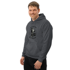 FEEL THE FEAR men’s hoodie - Red / S - Printoo Shop - 8875217_5538