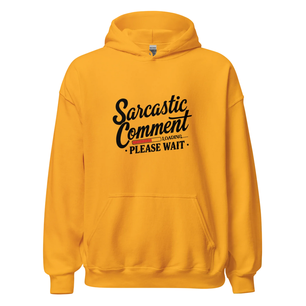 SARCASTIC COMMENT men’s hoodie - Red / S - Printoo Shop - 1238960_5538