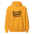 SARCASTIC COMMENT men’s hoodie - Red / S - Printoo Shop - 1238960_5538