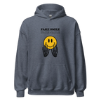 FAKESMILE men’s hoodie - Indigo Blue / S - Printoo Shop - 1170729_5562