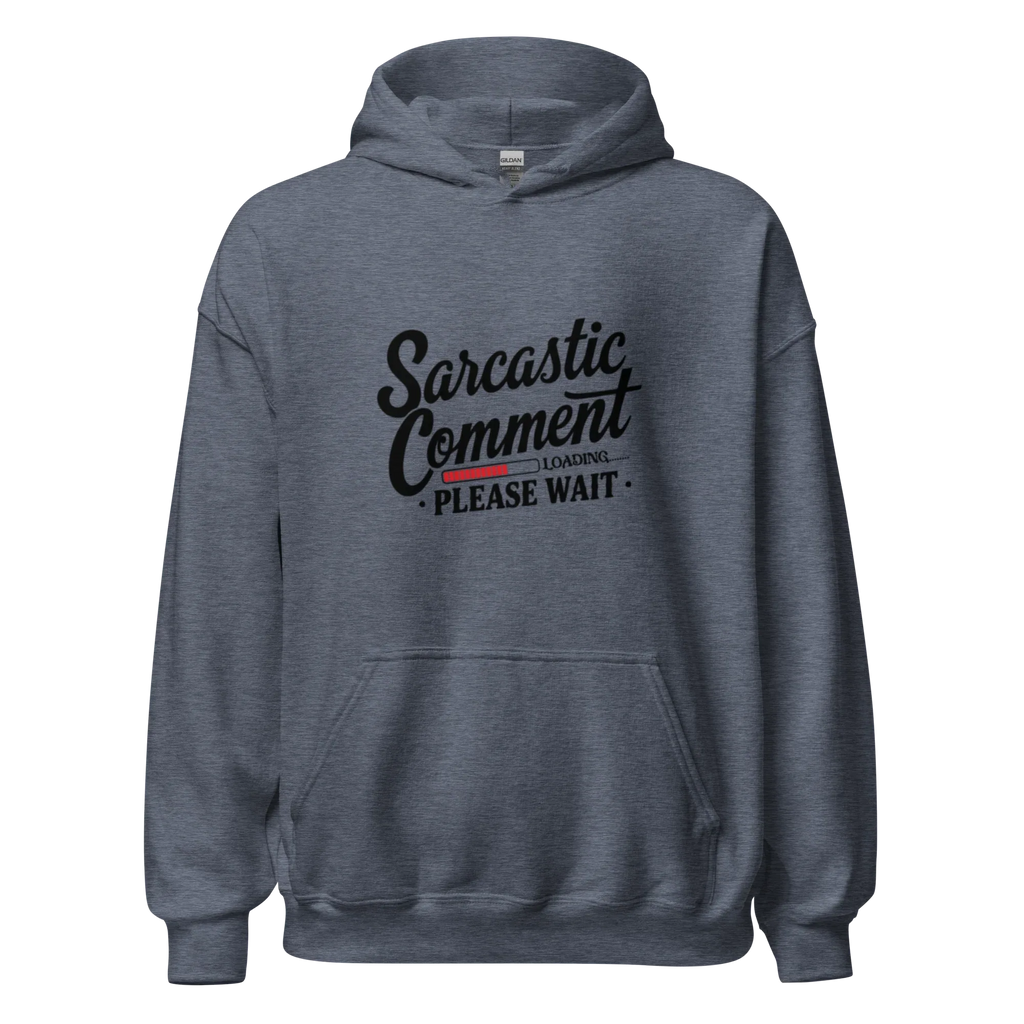 SARCASTIC COMMENT men’s hoodie - Red / S - Printoo Shop - 1238960_5538