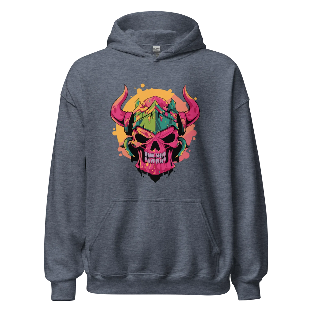 WAR SKULL HELMET men’s hoodie - Black / S - Printoo Shop - 8353013_5530