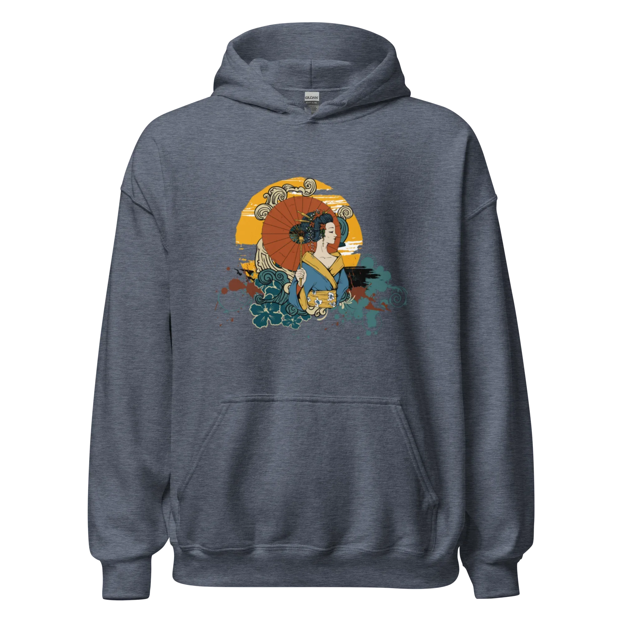 BEAUTY IN BLOOM women’s hoodie - Black / S - Printoo Shop - 7184418_5530