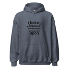 BAKE THERAPY men’s hoodie - Indigo Blue / S - Printoo Shop - 2973079_5562