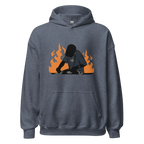 FLAME SET men’s hoodie - Black / S - Printoo Shop - 6567150_5530