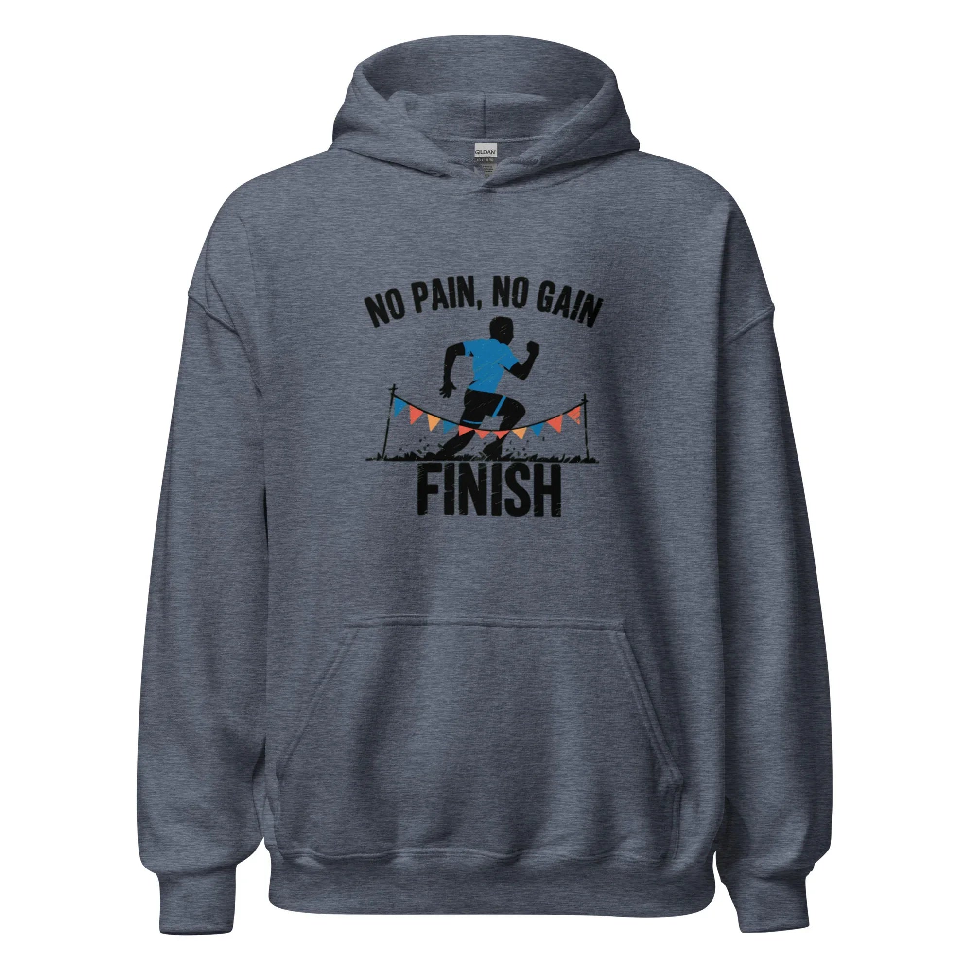 FINISH LINE VICTORY men’s hoodie - Royal / S - Printoo Shop - 3798739_16850