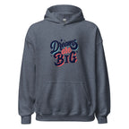 BOLD DREAMER men’s hoodie - Indigo Blue / S - Printoo Shop - 1913543_5562
