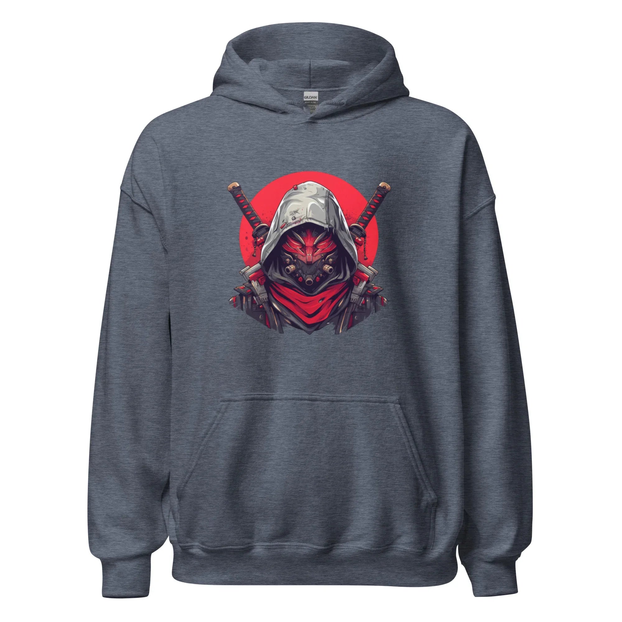 CYBER SHOGUN men’s hoodie - Black / S - Printoo Shop - 6796724_5530