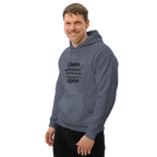 BAKE THERAPY men’s hoodie - Indigo Blue / S - Printoo Shop - 2973079_5562