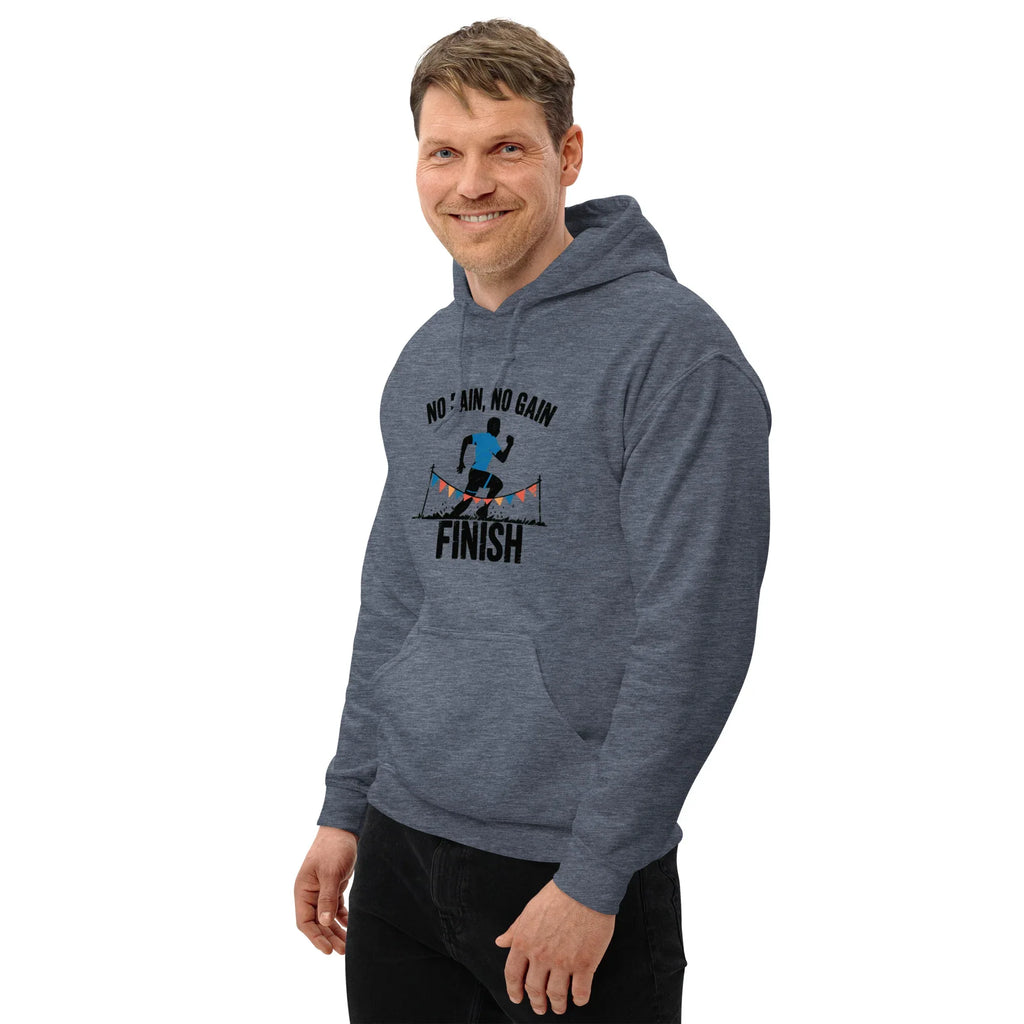 FINISH LINE VICTORY men’s hoodie - Royal / S - Printoo Shop - 3798739_16850