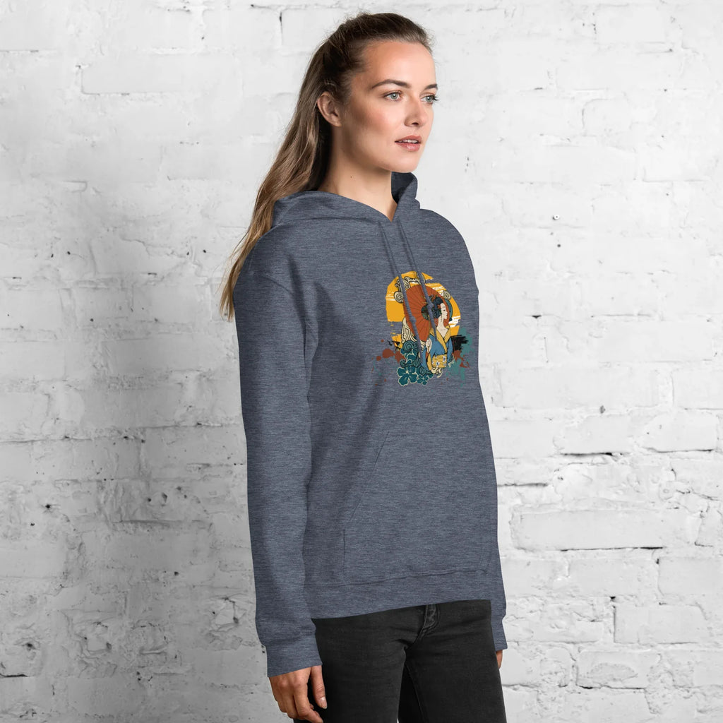 BEAUTY IN BLOOM women’s hoodie - Black / S - Printoo Shop - 7184418_5530