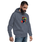 NEON REX men’s hoodie - Black / S - Printoo Shop - 6780250_5530