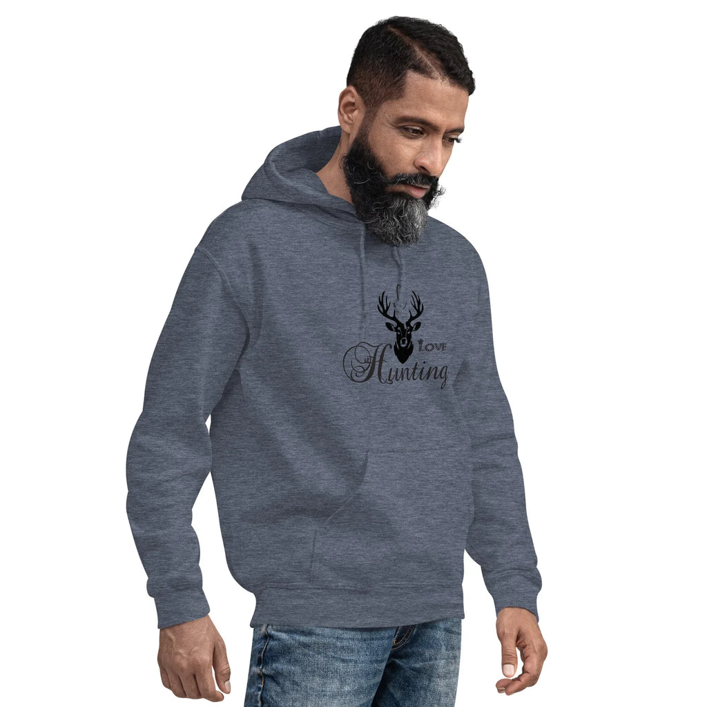 ROYAL HUNTING SPIRIT men’s hoodie - Indigo Blue / S - Printoo Shop - 6146806_5562