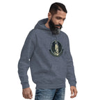 POINT THE WAY HOME men’s hoodie - Indigo Blue / S - Printoo Shop - 9242220_5562