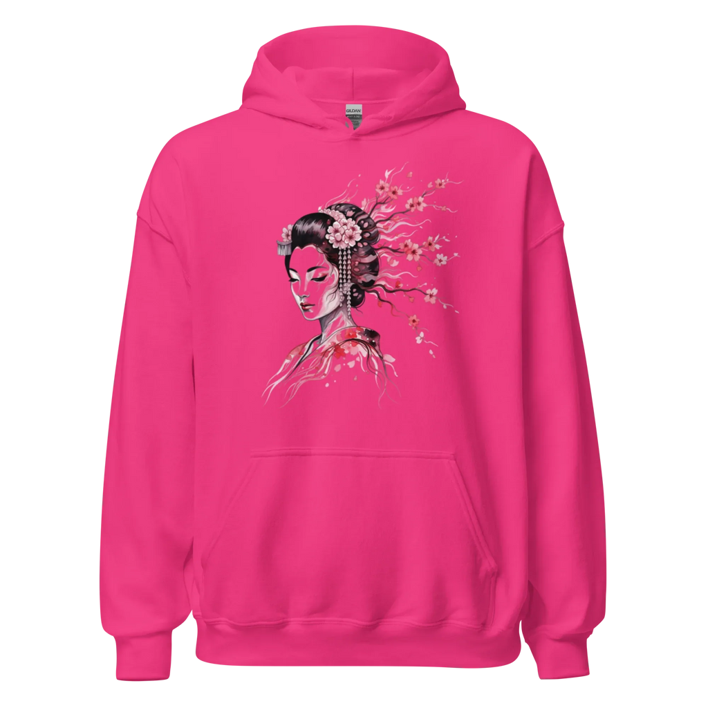 Cherry Blossom Serenity women’s hoodie - Red / S - Printoo Shop - 3750845_5538