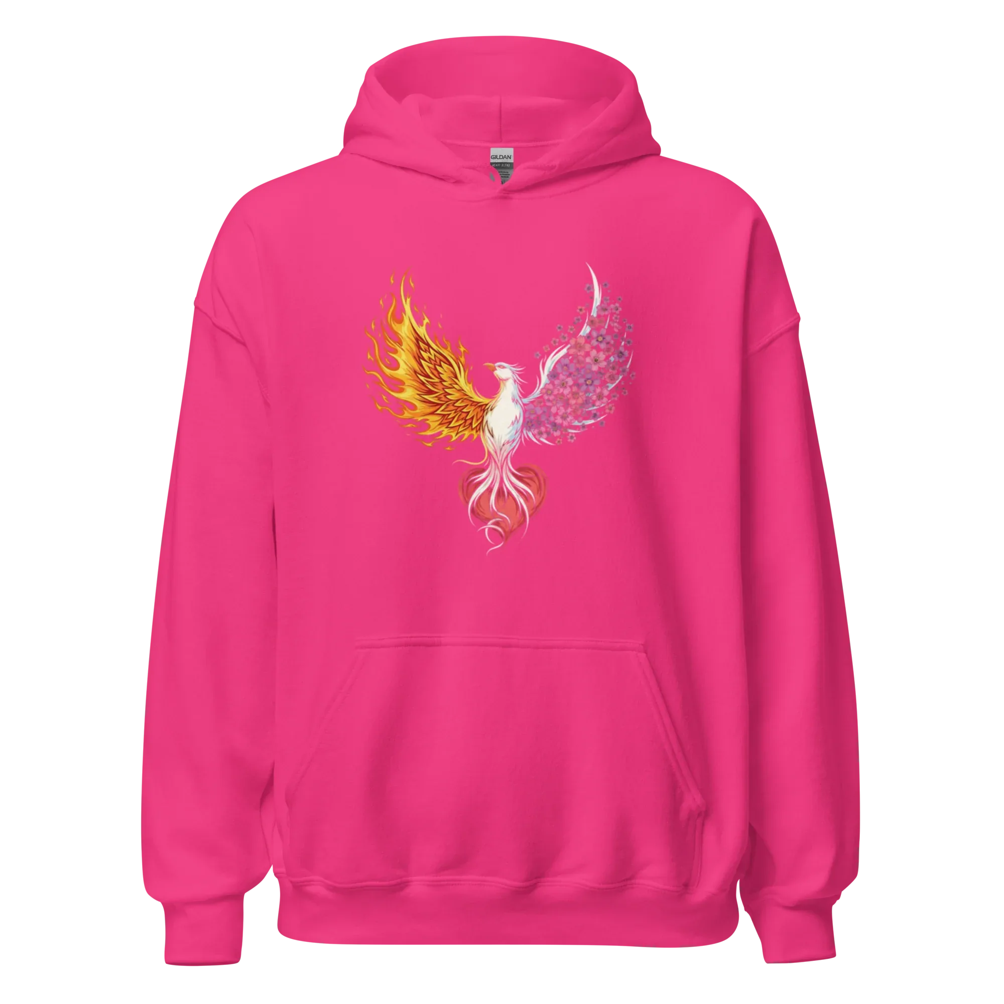 REBORN women’s hoodie - Red / S - Printoo Shop - 4271827_5538