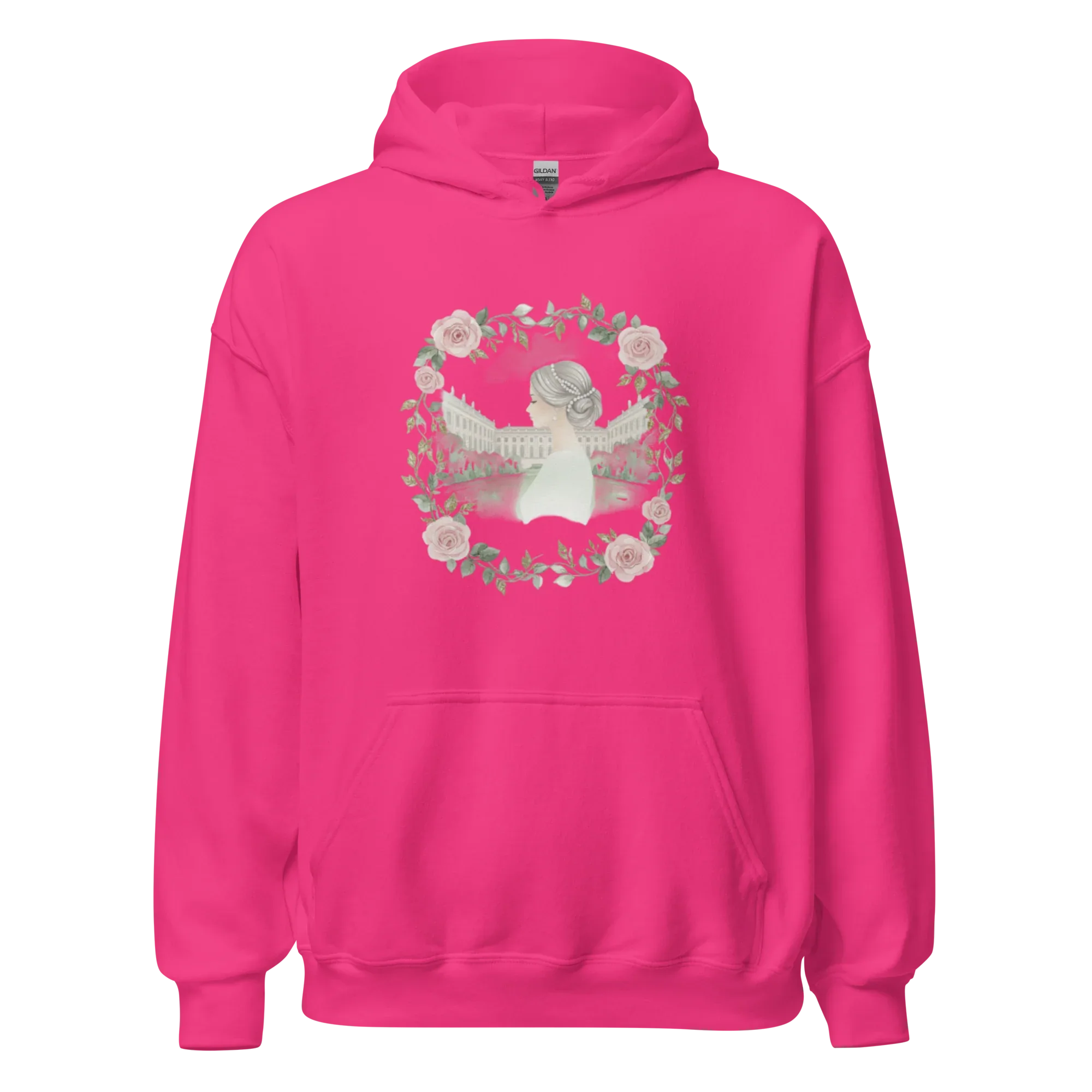 ROSENWREATH women’s hoodie - Dark Chocolate / S - Printoo Shop - 1676292_5554