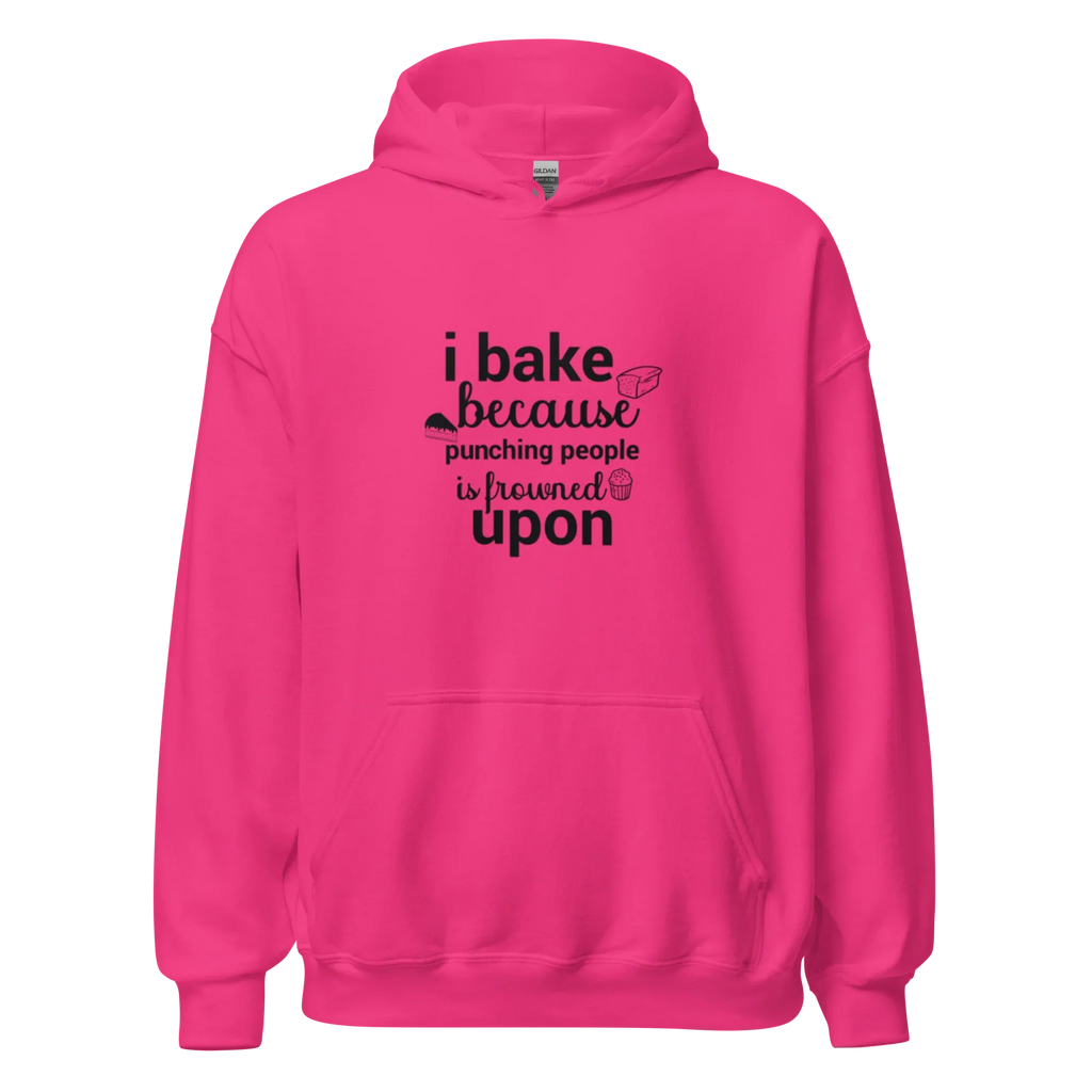 BAKE THERAPY women’s hoodie - Red / S - Printoo Shop - 8541079_5538