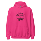 BAKE THERAPY women’s hoodie - Red / S - Printoo Shop - 8541079_5538