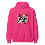 JAPAN HERITAGE ART women’s hoodie - Red / S - Printoo Shop - 1492359_5538