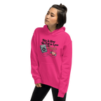 Cassette Love women’s hoodie - Heliconia / S - Printoo Shop - 5232900_22257