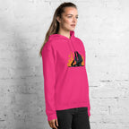 FLAME SET women’s hoodie - Red / S - Printoo Shop - 7602436_5538