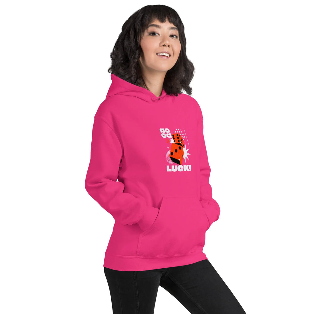 GOOD LUCK DICE women’s hoodie - Red / S - Printoo Shop - 6467341_5538