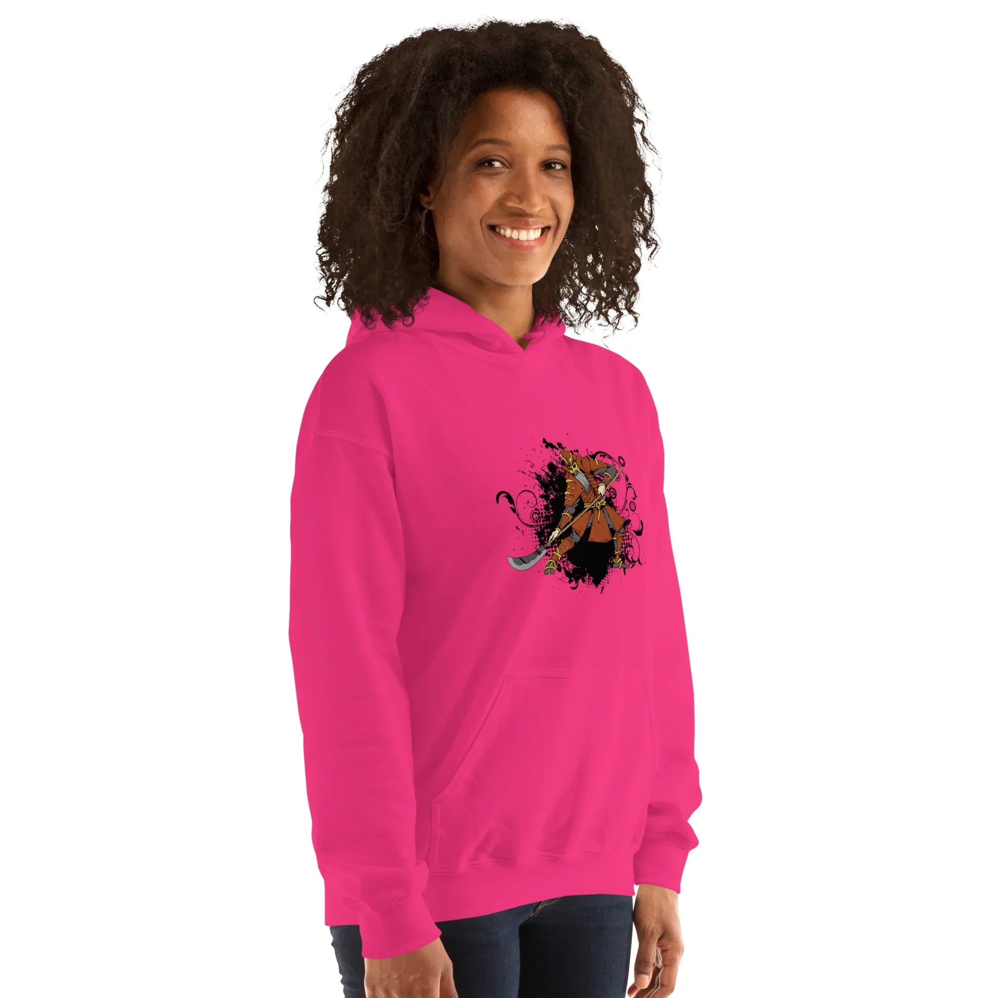 SAMURAI LEGEND women’s hoodie - Red / S - Printoo Shop - 1023590_5538