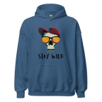 WILD men’s hoodie - Indigo Blue / S - Printoo Shop - 8837916_5562