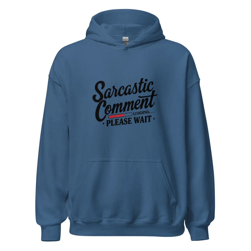 SARCASTIC COMMENT men’s hoodie - Red / S - Printoo Shop - 1238960_5538