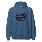 SARCASTIC COMMENT men’s hoodie - Red / S - Printoo Shop - 1238960_5538