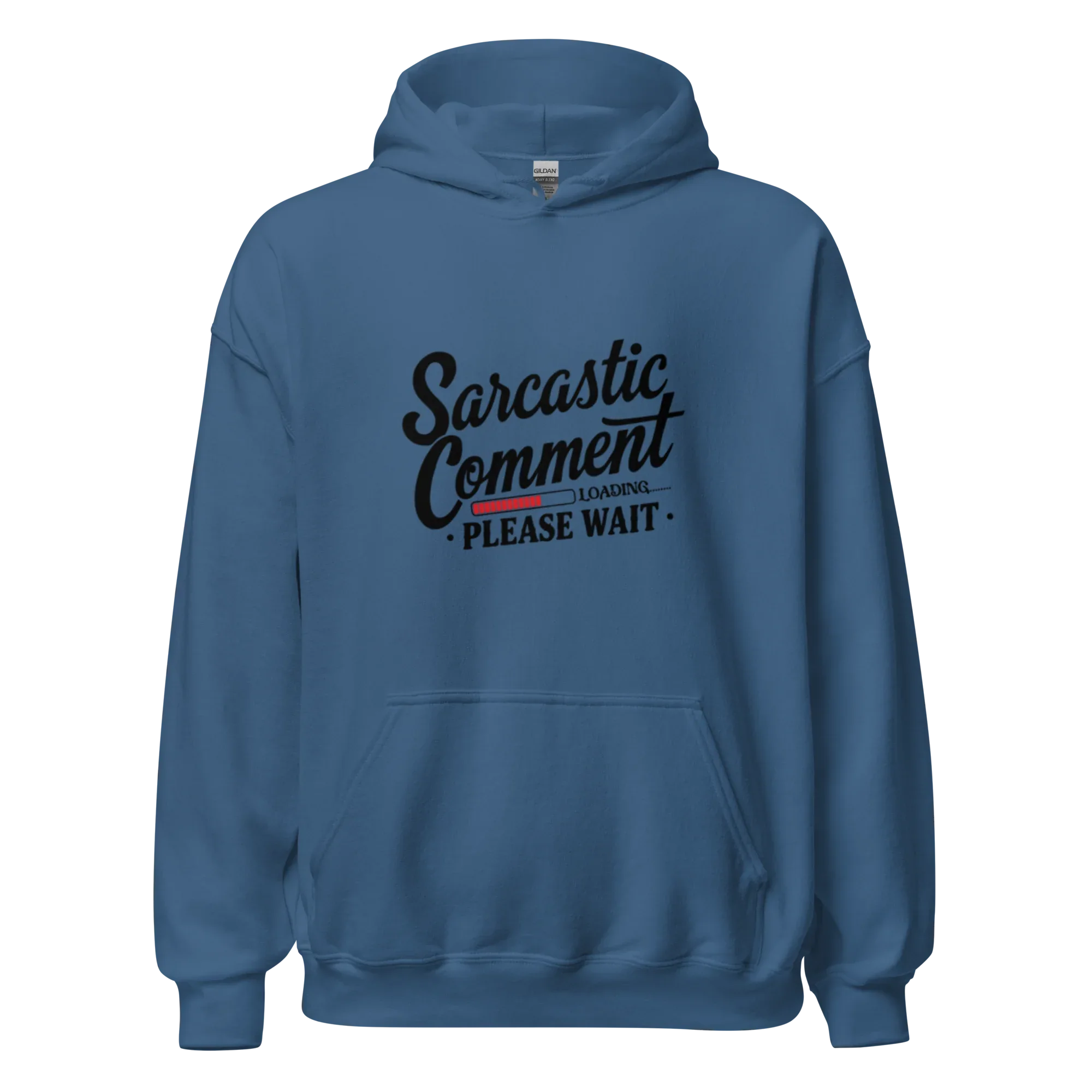 SARCASTIC COMMENT men’s hoodie - Red / S - Printoo Shop - 1238960_5538