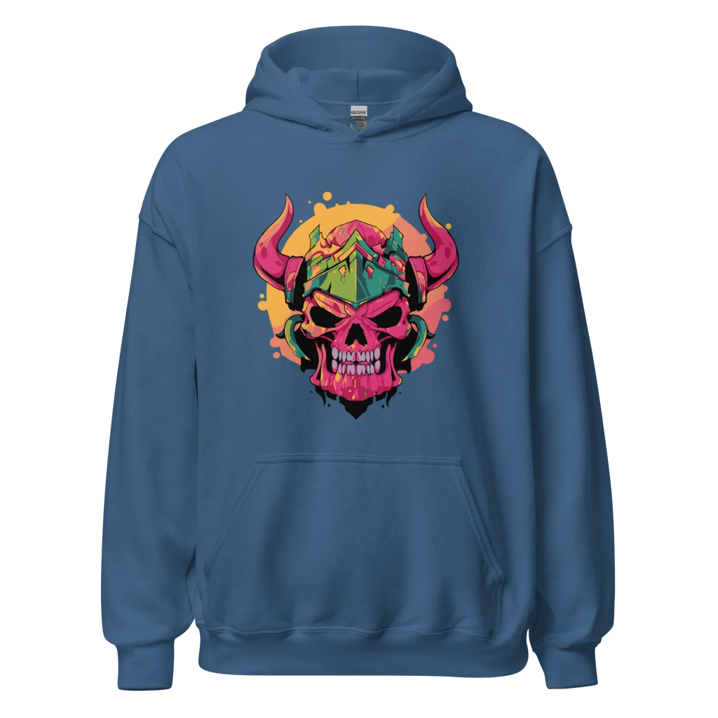 WAR SKULL HELMET men’s hoodie - Black / S - Printoo Shop - 8353013_5530