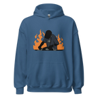 FLAME SET men’s hoodie - Black / S - Printoo Shop - 6567150_5530