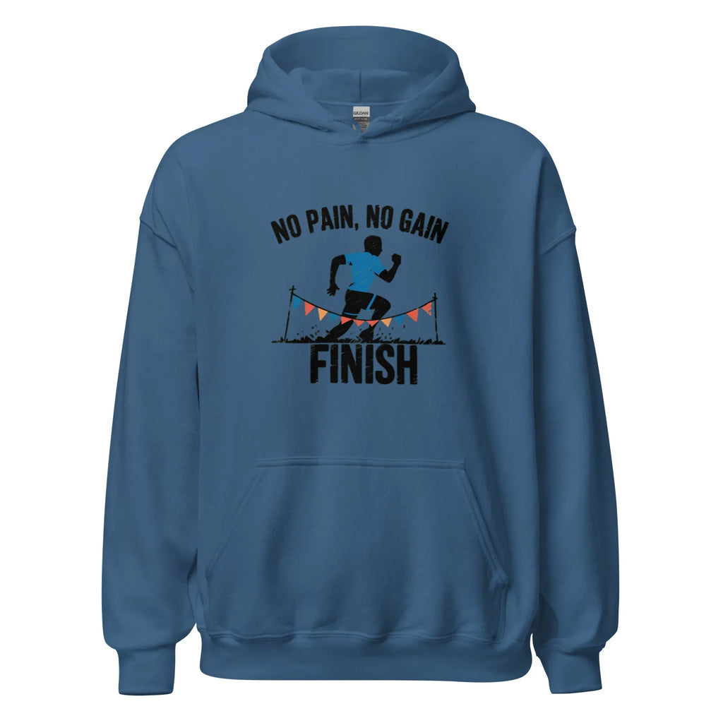 FINISH LINE VICTORY men’s hoodie - Royal / S - Printoo Shop - 3798739_16850