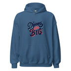 BOLD DREAMER men’s hoodie - Indigo Blue / S - Printoo Shop - 1913543_5562