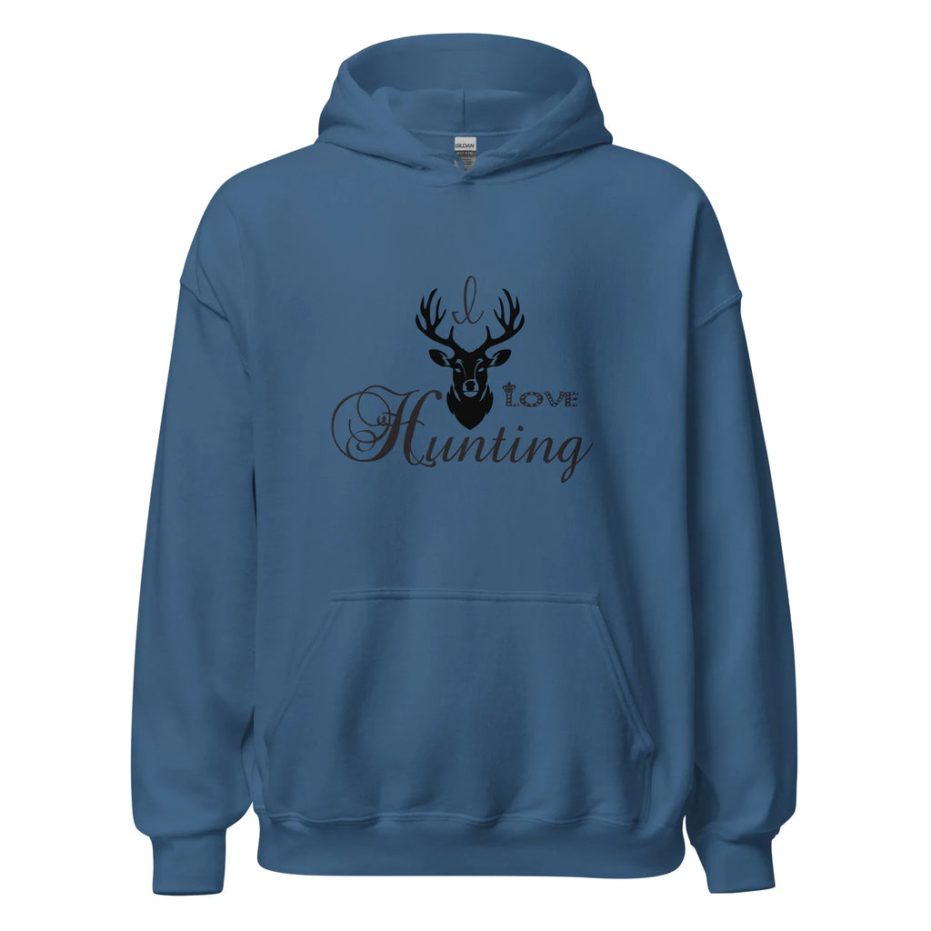 ROYAL HUNTING SPIRIT men’s hoodie - Indigo Blue / S - Printoo Shop - 6146806_5562