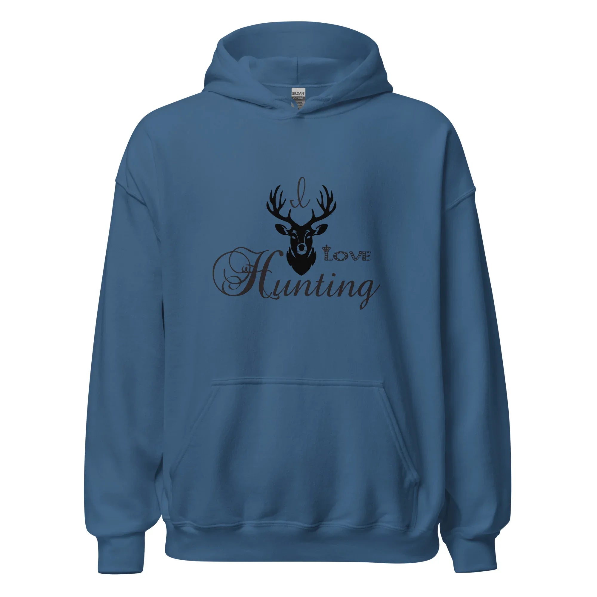 ROYAL HUNTING SPIRIT men’s hoodie - Indigo Blue / S - Printoo Shop - 6146806_5562