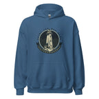 POINT THE WAY HOME men’s hoodie - Indigo Blue / S - Printoo Shop - 9242220_5562