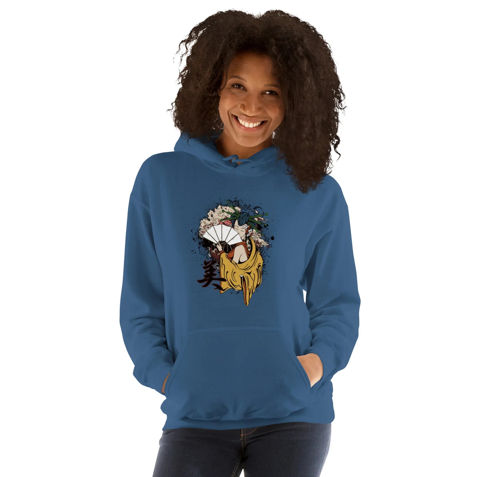 ELEGANCE OF THE EAST women’s hoodie - Black / S - Printoo Shop - 4240326_5530