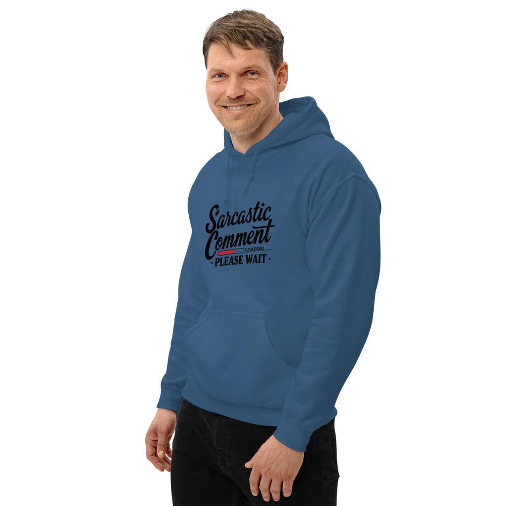 SARCASTIC COMMENT men’s hoodie - Red / S - Printoo Shop - 1238960_5538