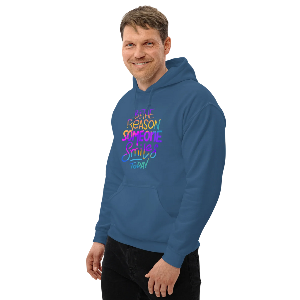 SMILE REASON men’s hoodie - Black / S - Printoo Shop - 2044547_5530