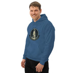 POINT THE WAY HOME men’s hoodie - Indigo Blue / S - Printoo Shop - 9242220_5562
