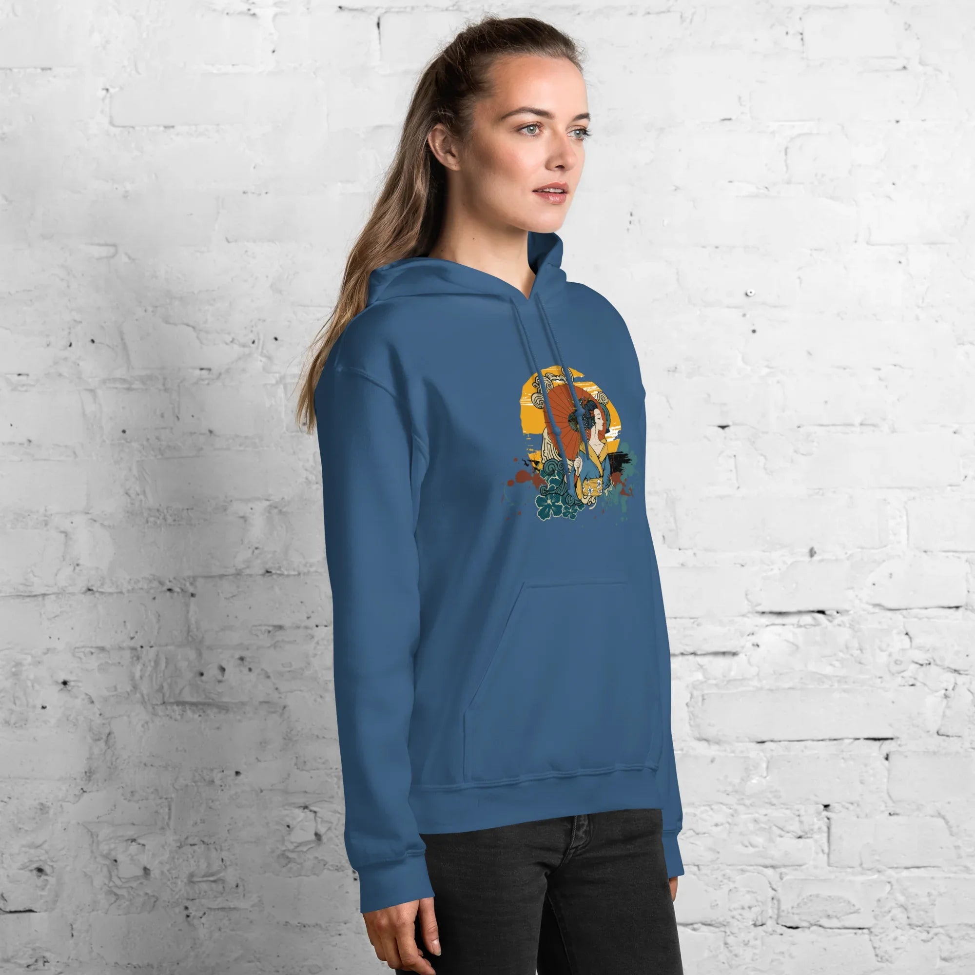 BEAUTY IN BLOOM women’s hoodie - Black / S - Printoo Shop - 7184418_5530